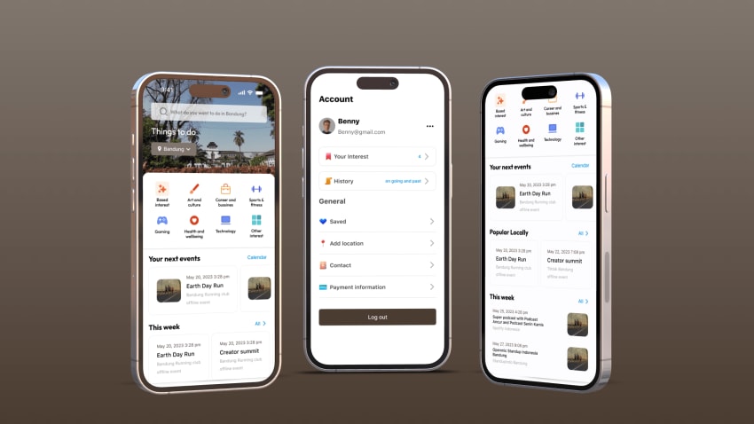 LocalEyez Case Study|Local Event App by Nuurul Alaa Husain Subroto