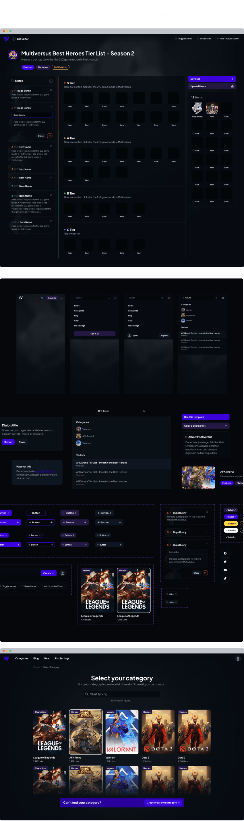 Here is the full mode tier list