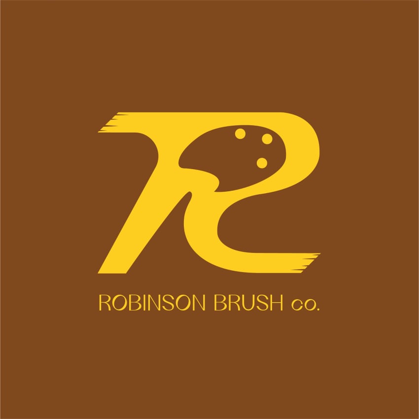 Logo Design for Robinson Brush Co. by Tahir Farooq