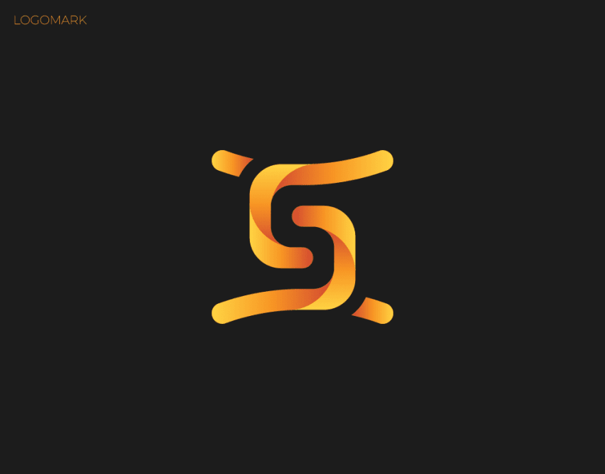 Sk initial gaming logo esports geometric designs Vector Image