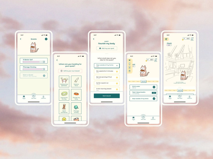 Product Design for Task Cat by Catherine Wu