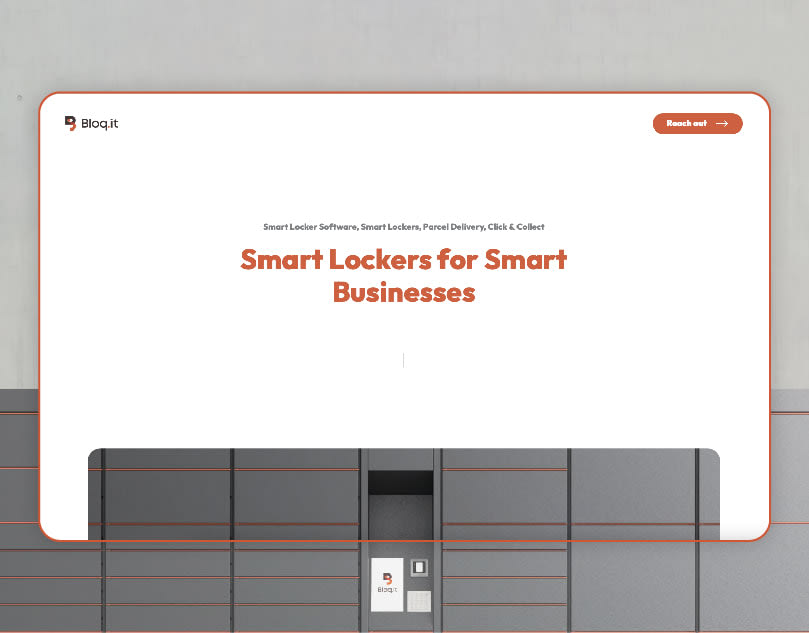 Bloq.it – Smart Lockers for Smart Businesses by Vogal Studio