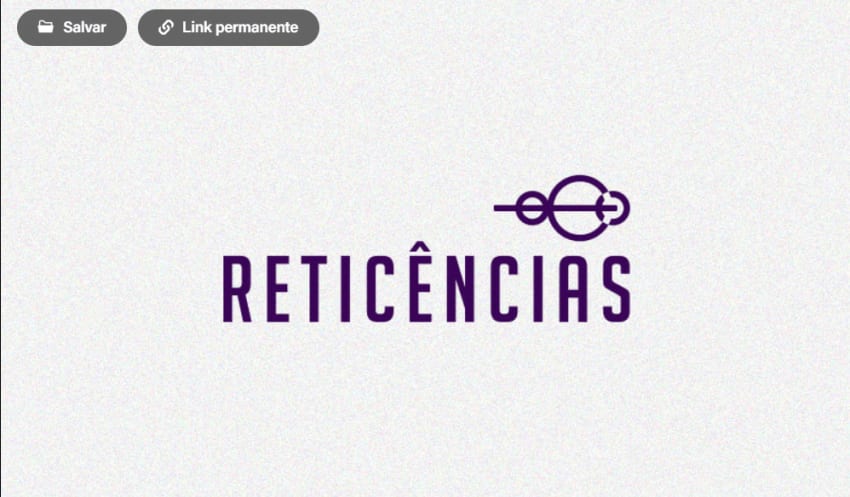 Visual Identity Reticências by Andressa Ribas