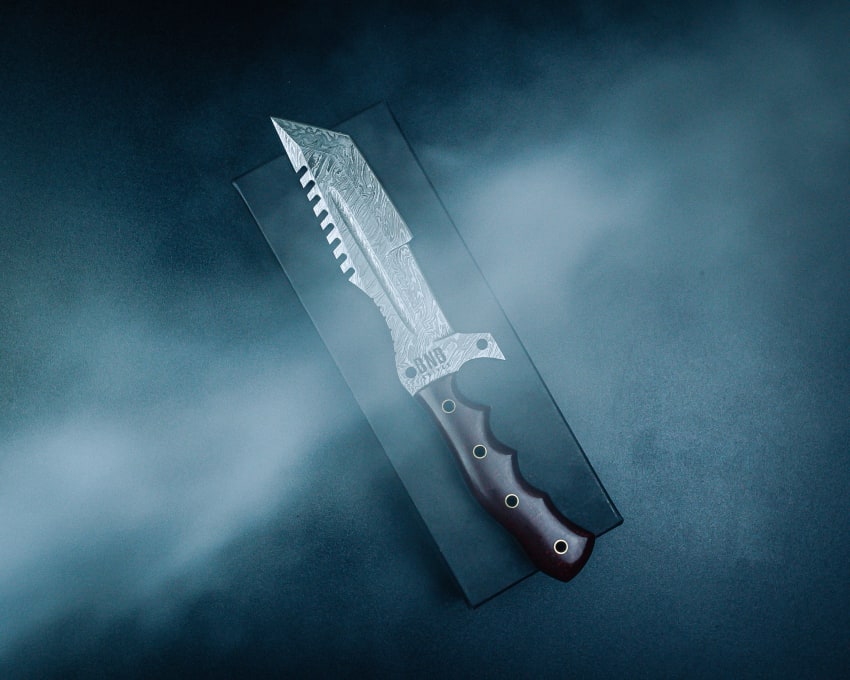 Product photography of knifes