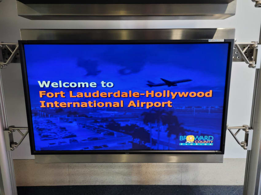 Fort Lauderdale Airport Logos, Badges, and Screen Design by Luis Mendoza