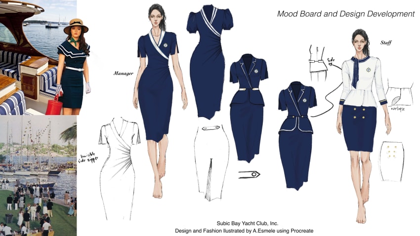 Subic Bay Yacht Club Uniform Proposal by Angelie Esmele