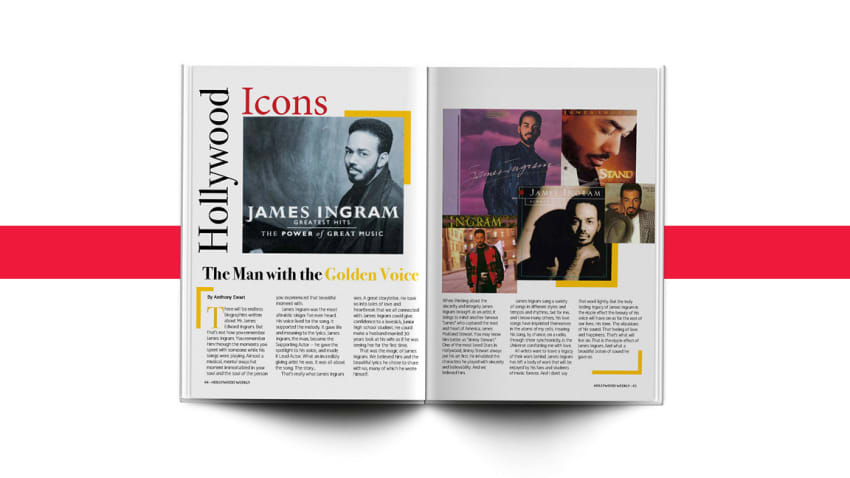 Editorial Design: Hollywood Weekly Magazine by Damian Aragon