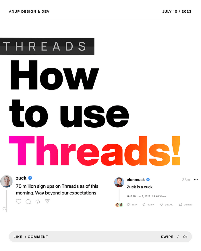 Introducing Threads: A New Way to Share With Text