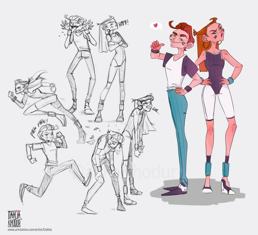Character Design Part 1 - Posing - YouTube