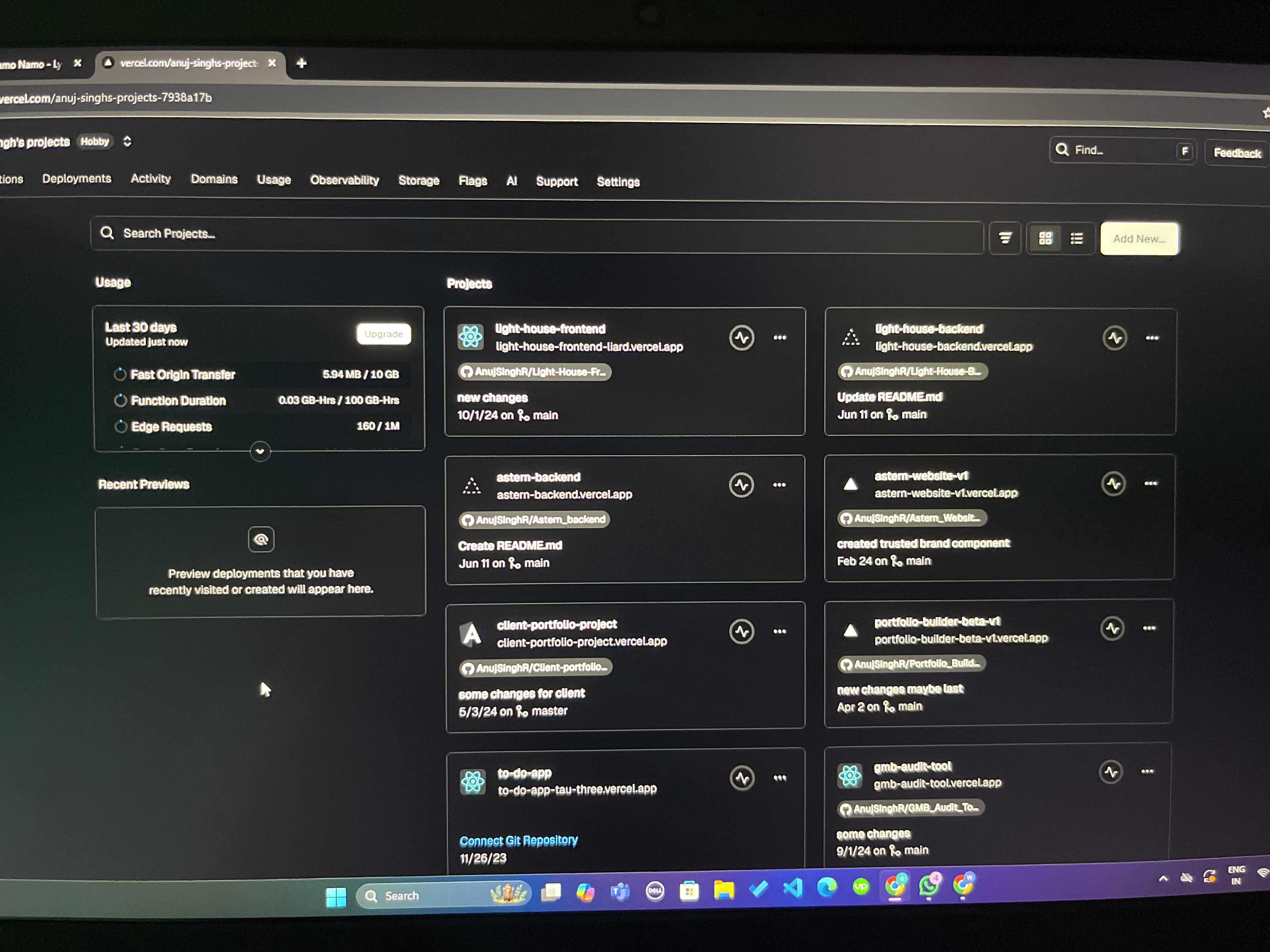 Placeholder project card media