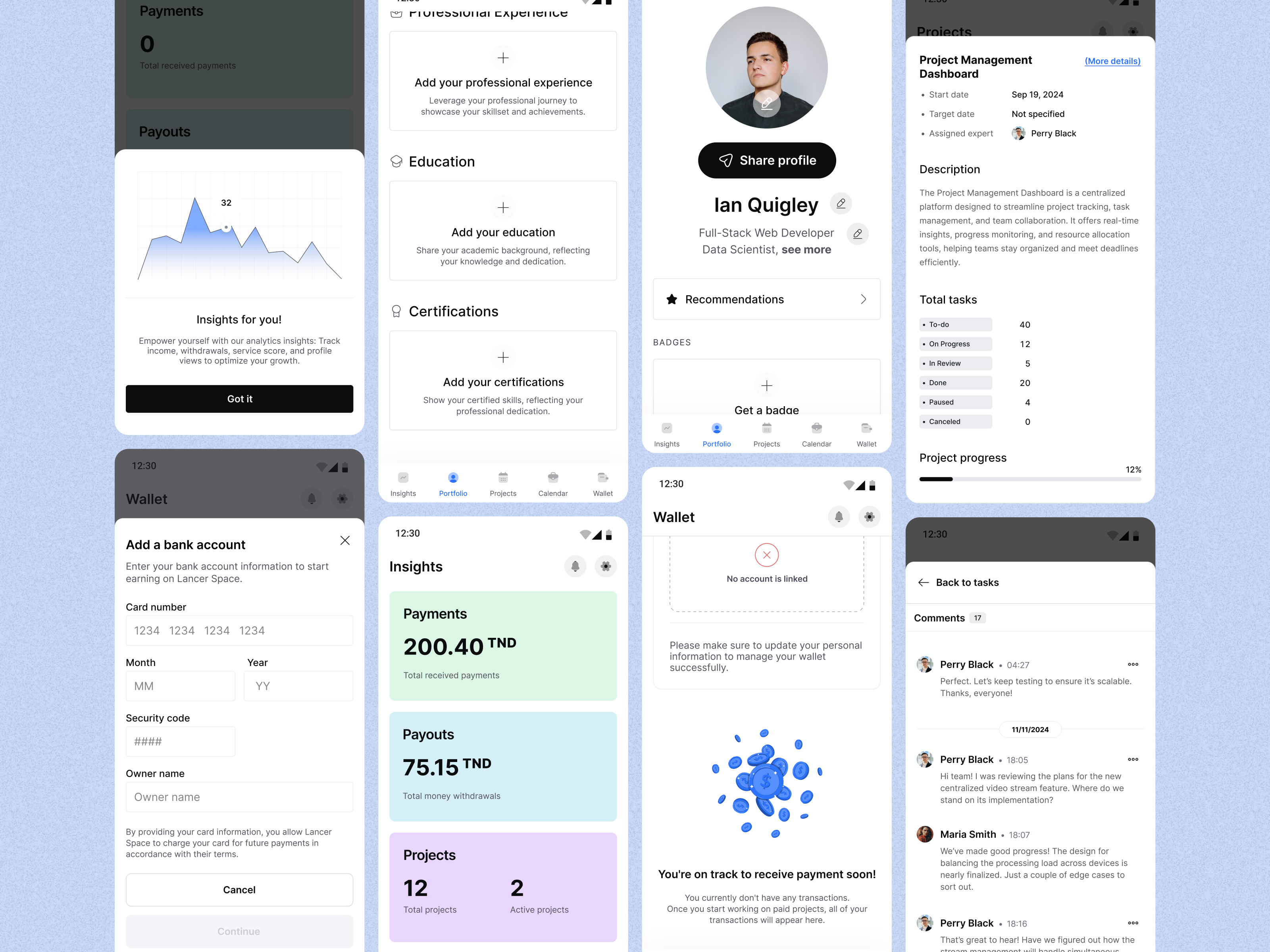 Placeholder project card media
