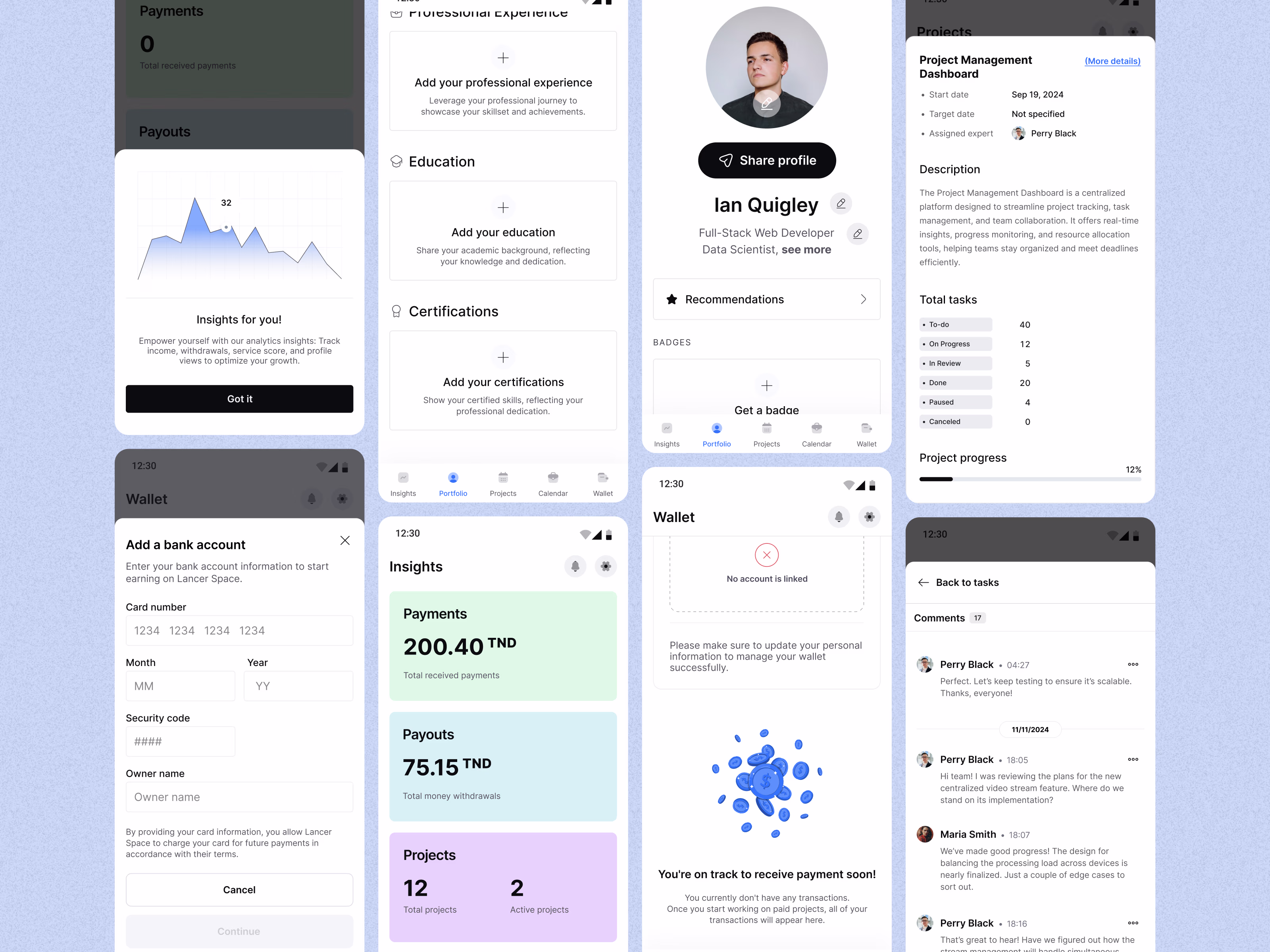 Placeholder project card media