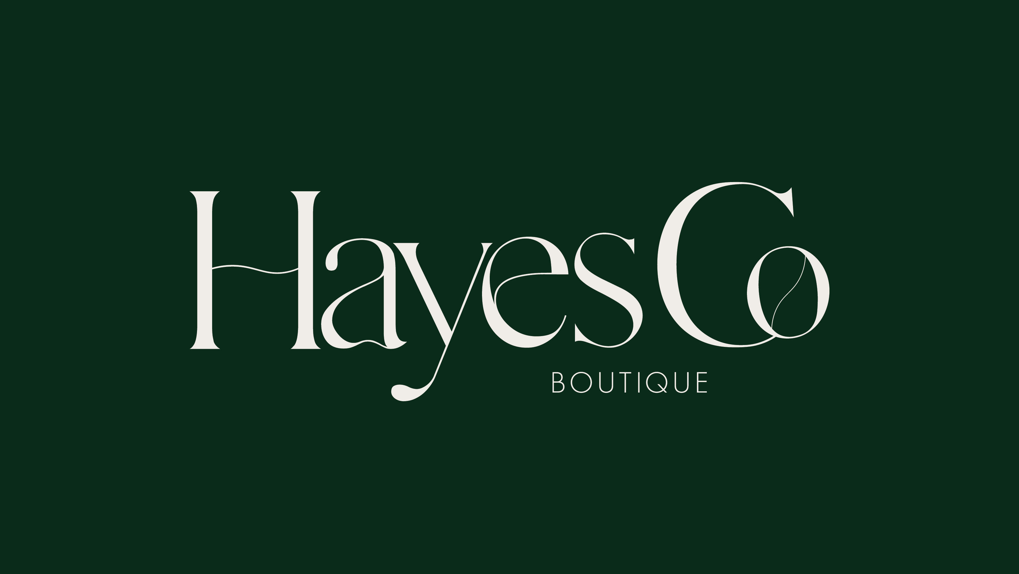 Hayes Company Boutique Branding by Madison Park Contra