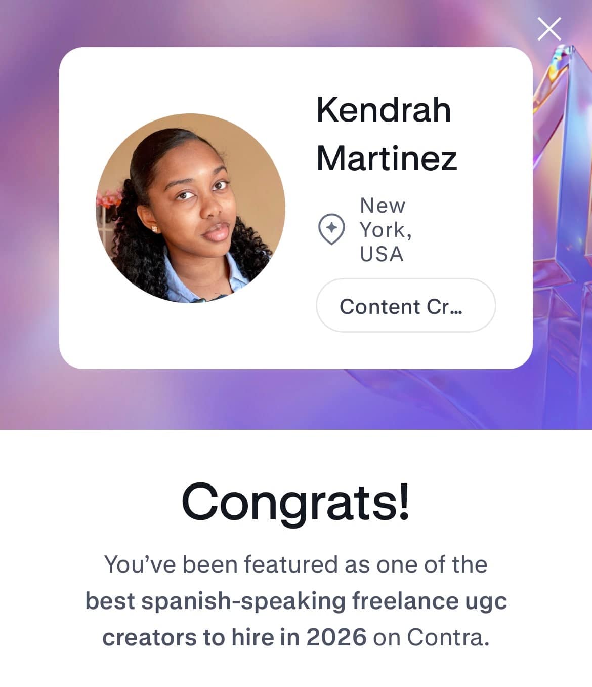 Kendrah Martinez - Artist | Contra