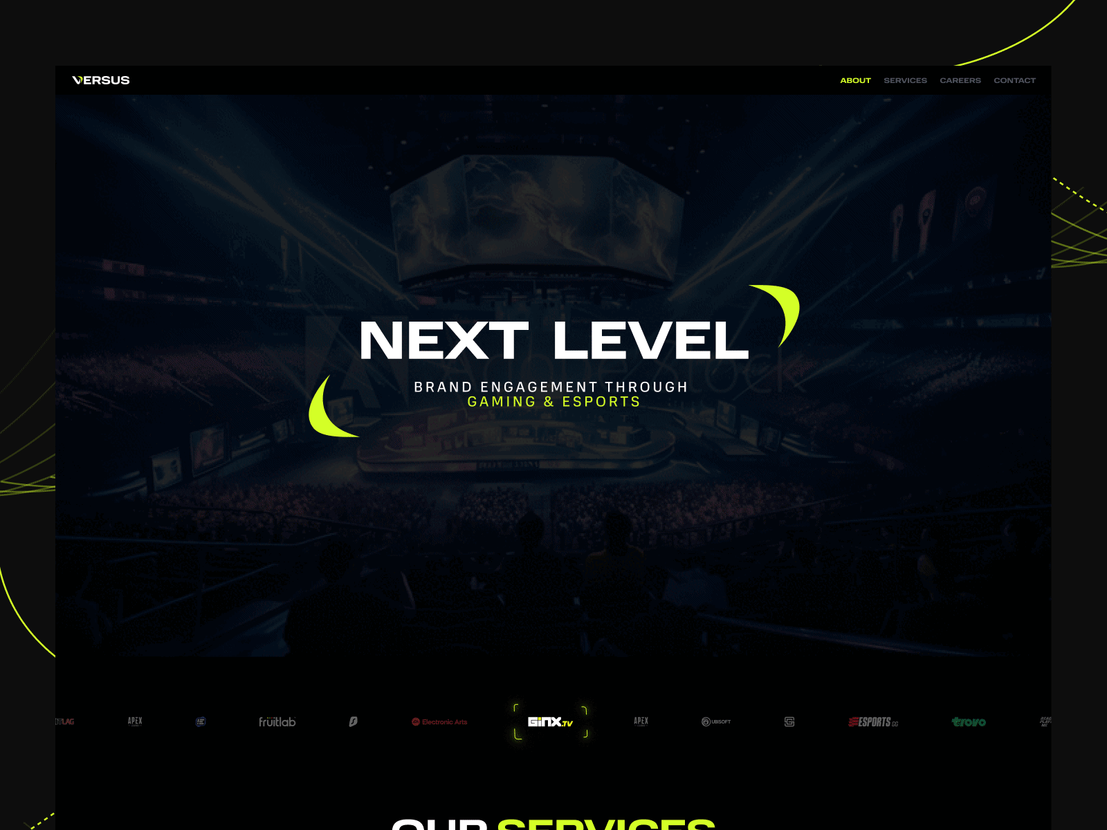 B2B Website Design for Gaming and Esports Agency cover