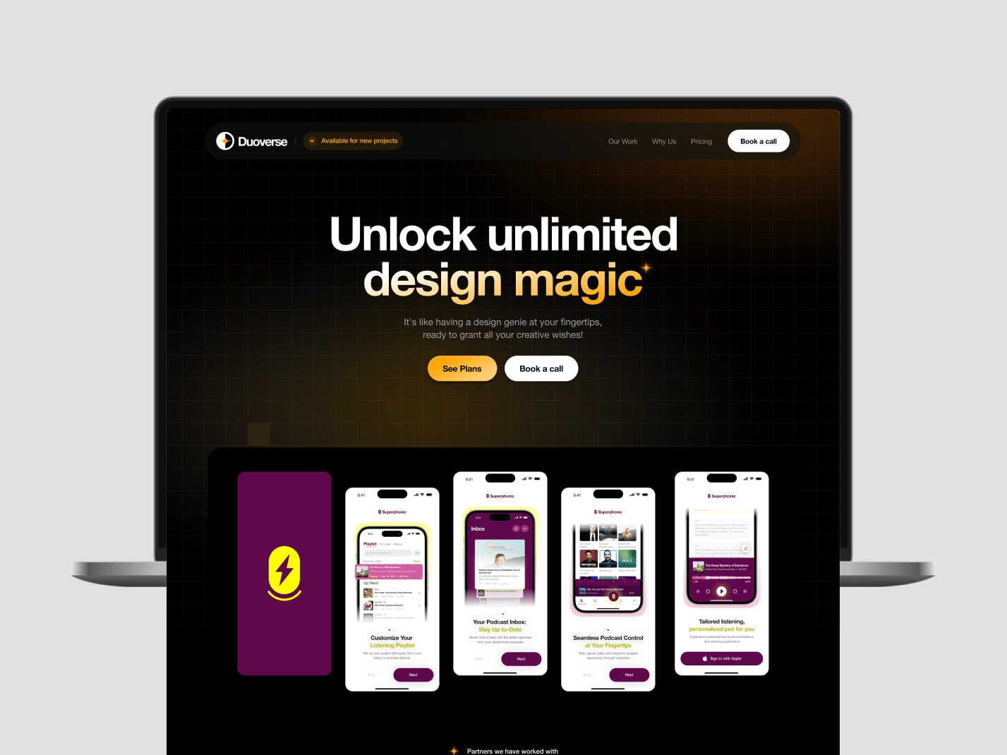 Duoverse Studio Website Development cover