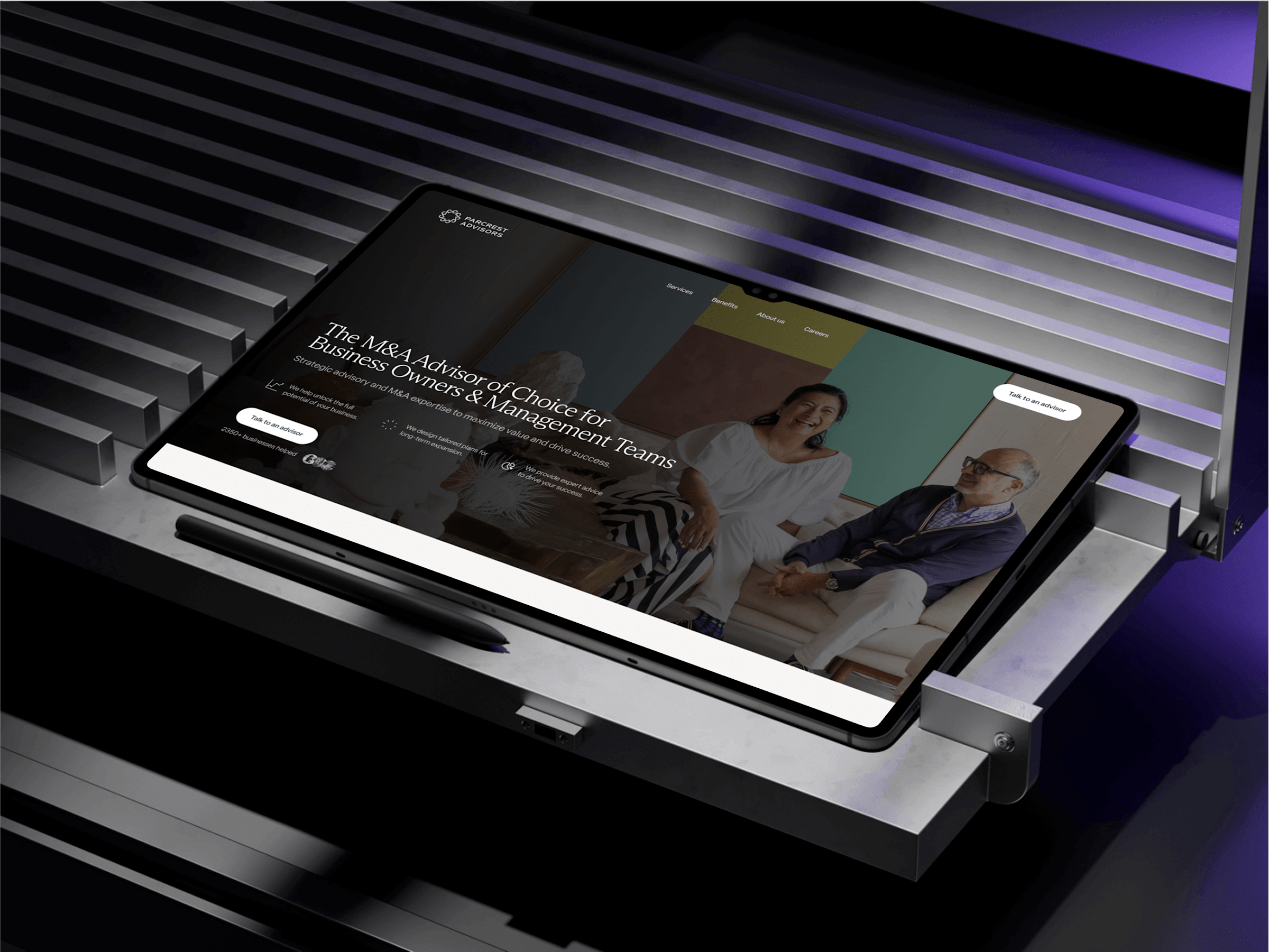 Landing Page Design for Parcrest ( Paid Test) cover