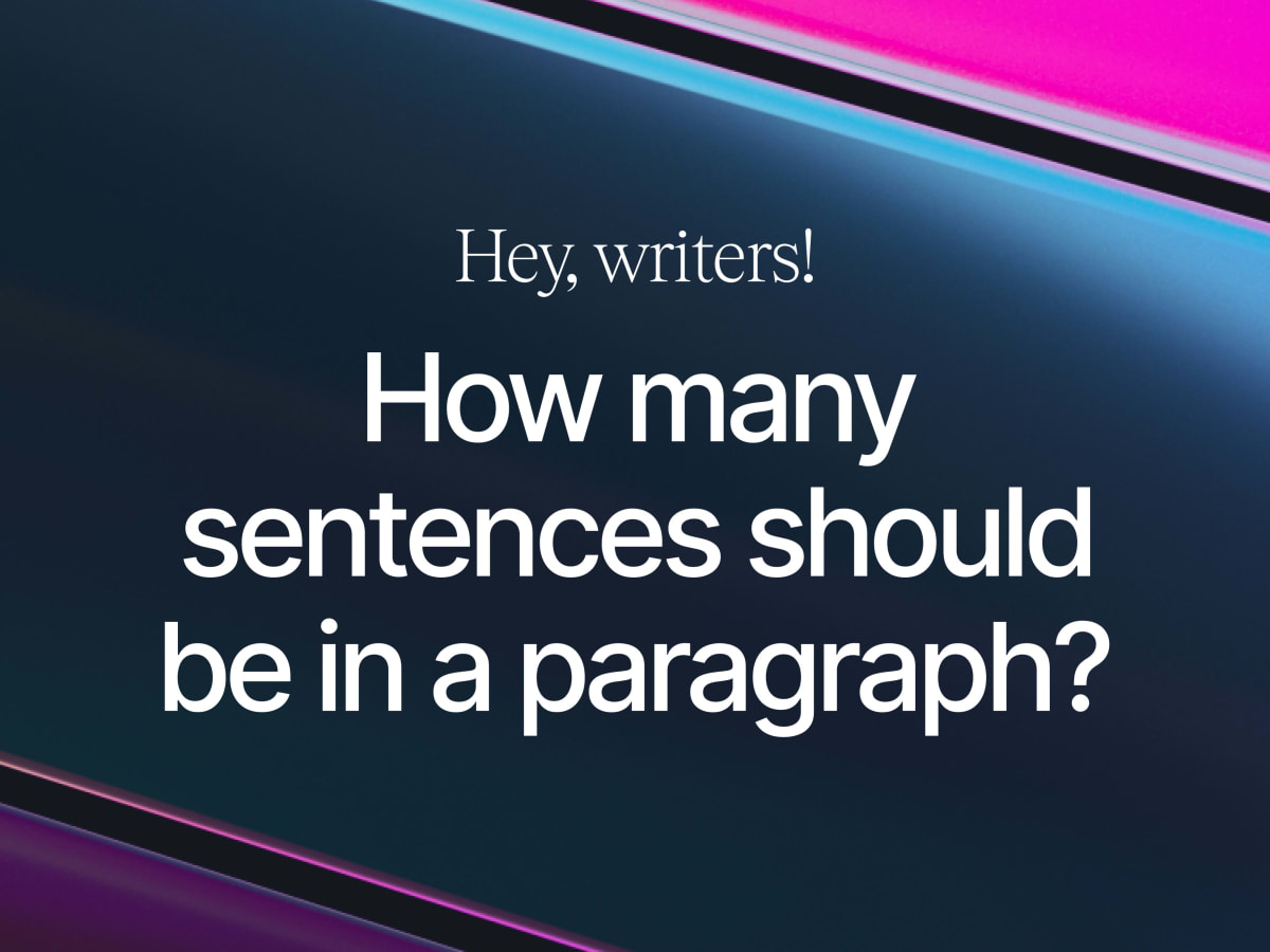 how many sentences should be in a paragraph essay