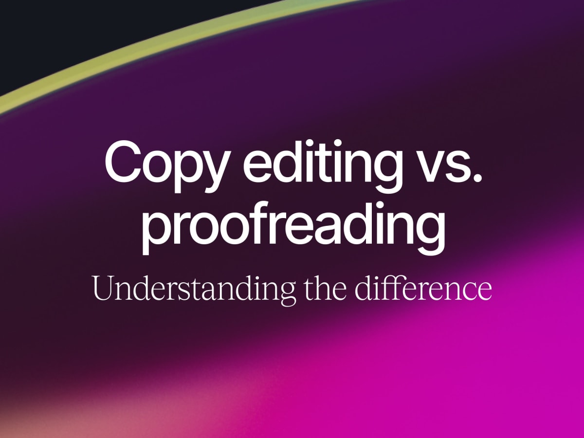 Copy Editing vs. Proofreading Understanding the Difference 📚 Contra