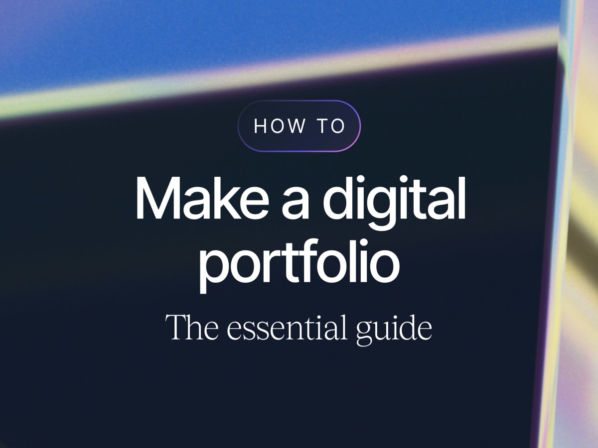 How to create a digital portfolio