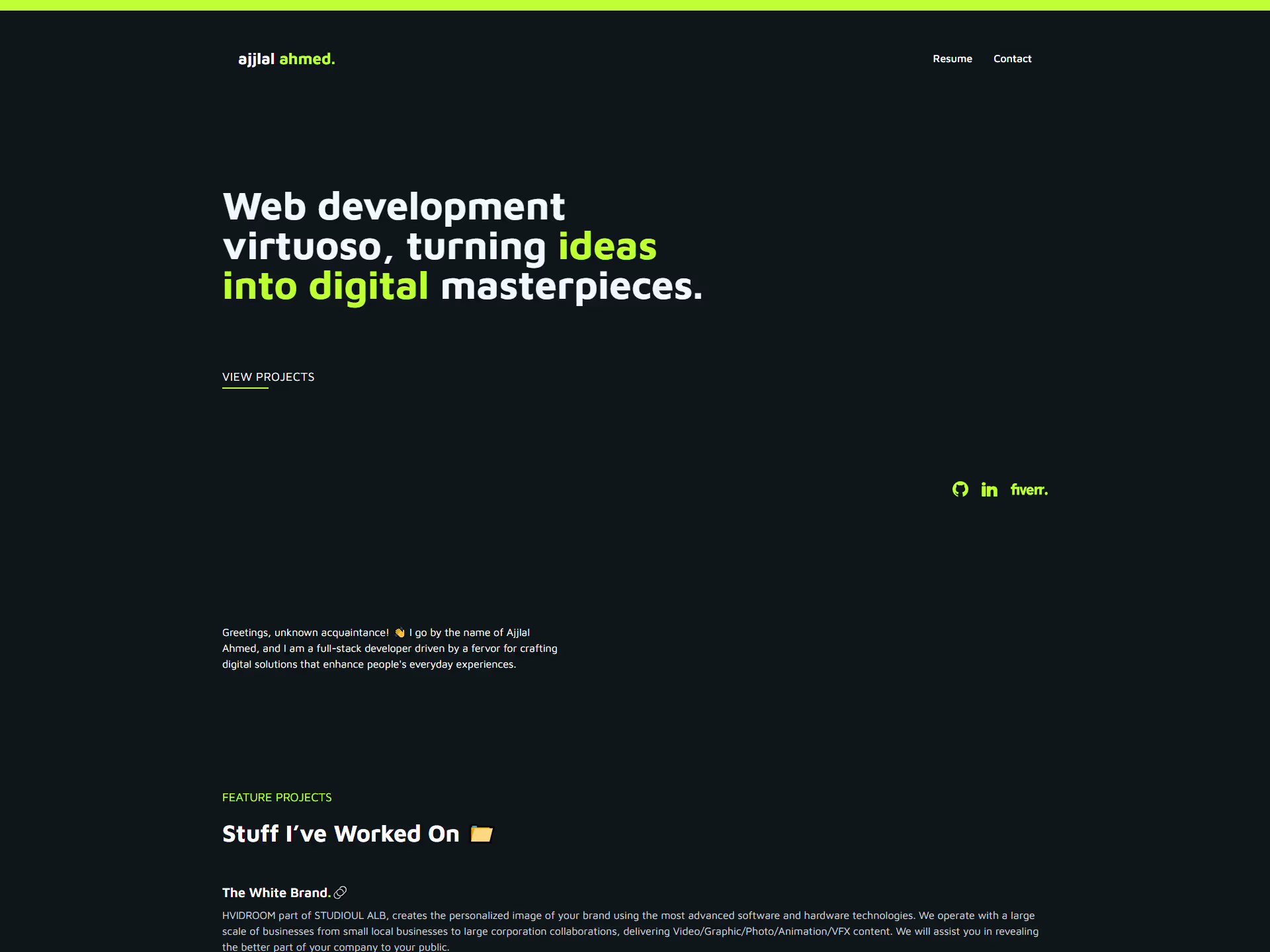 Placeholder project card media