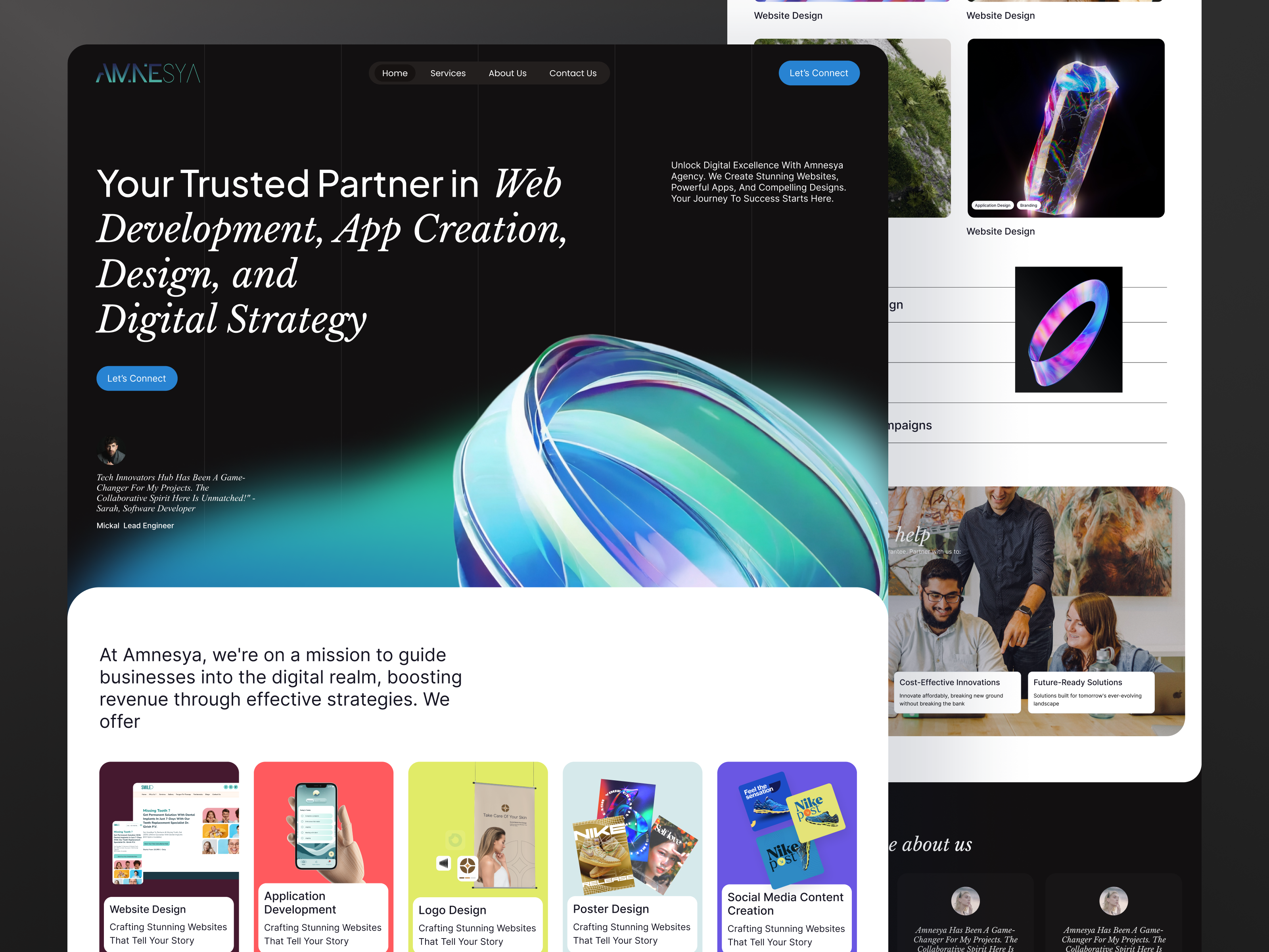 Agency Website UI/UX