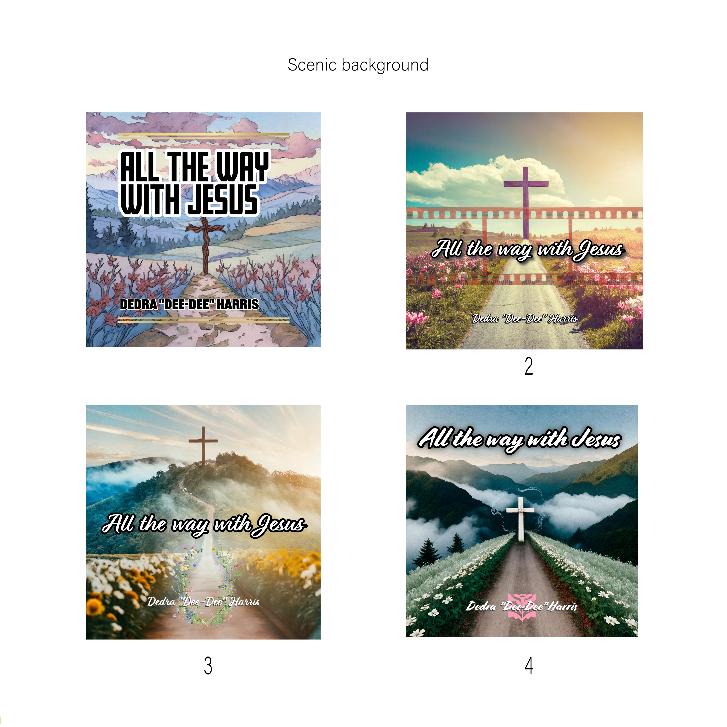 Creating perfect scenic background that matches with artist's inspiration image with Firefly. 