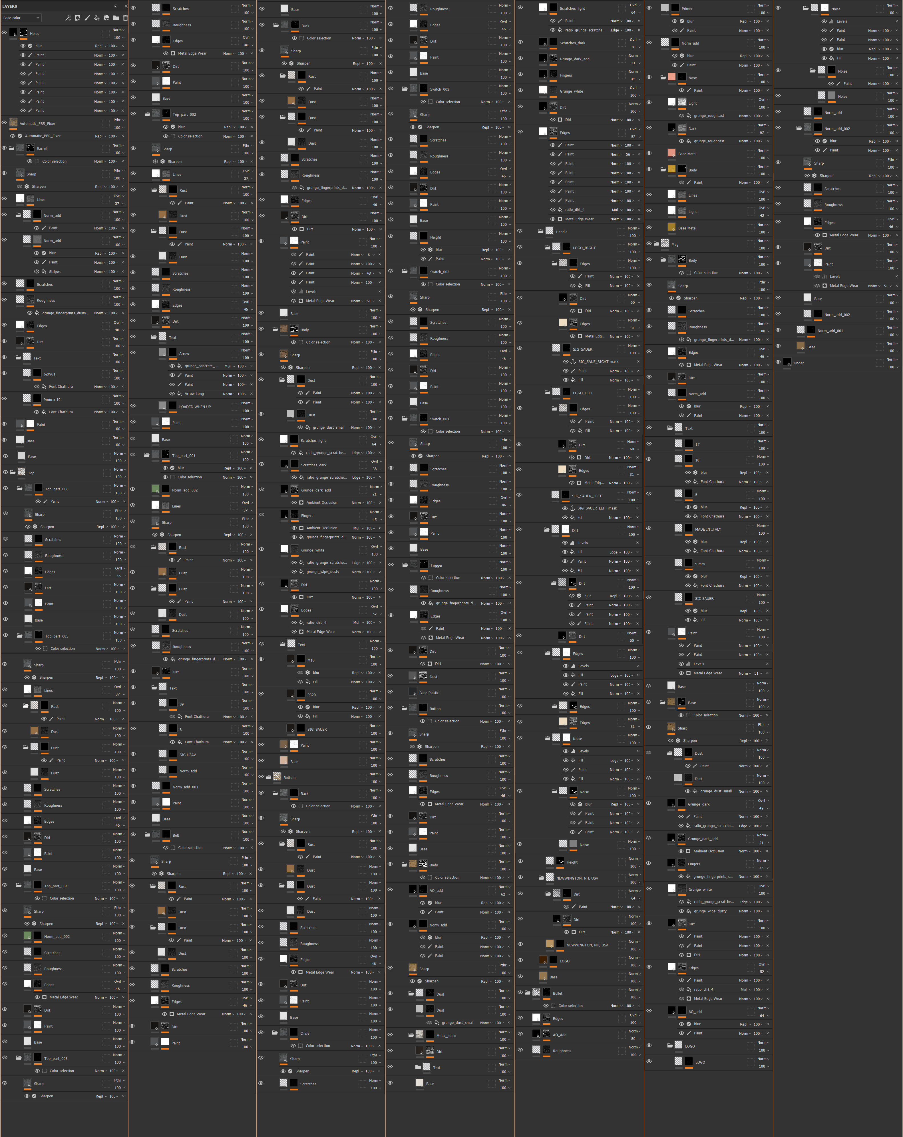 Substance Painter layers