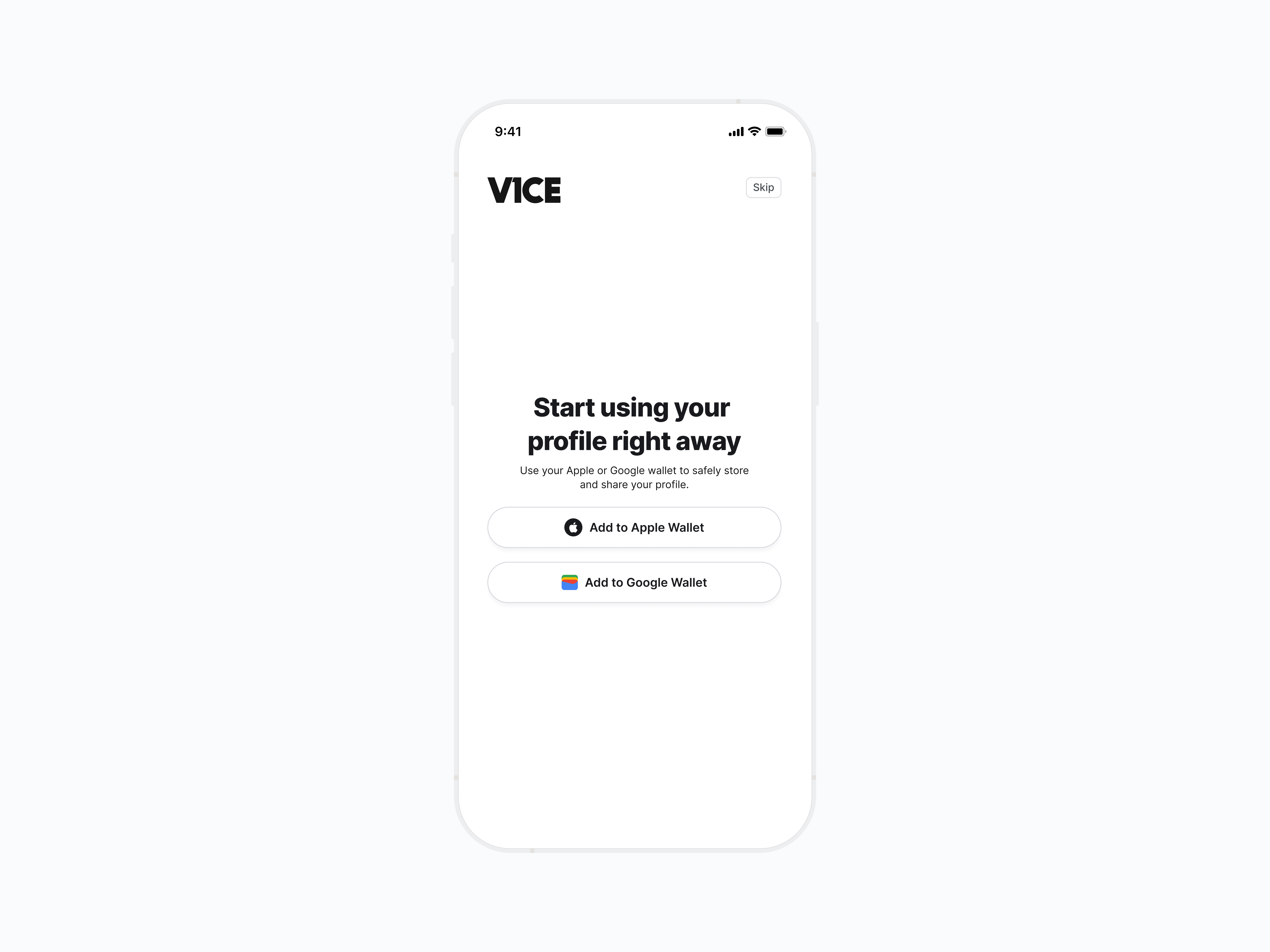Add to Apple wallet