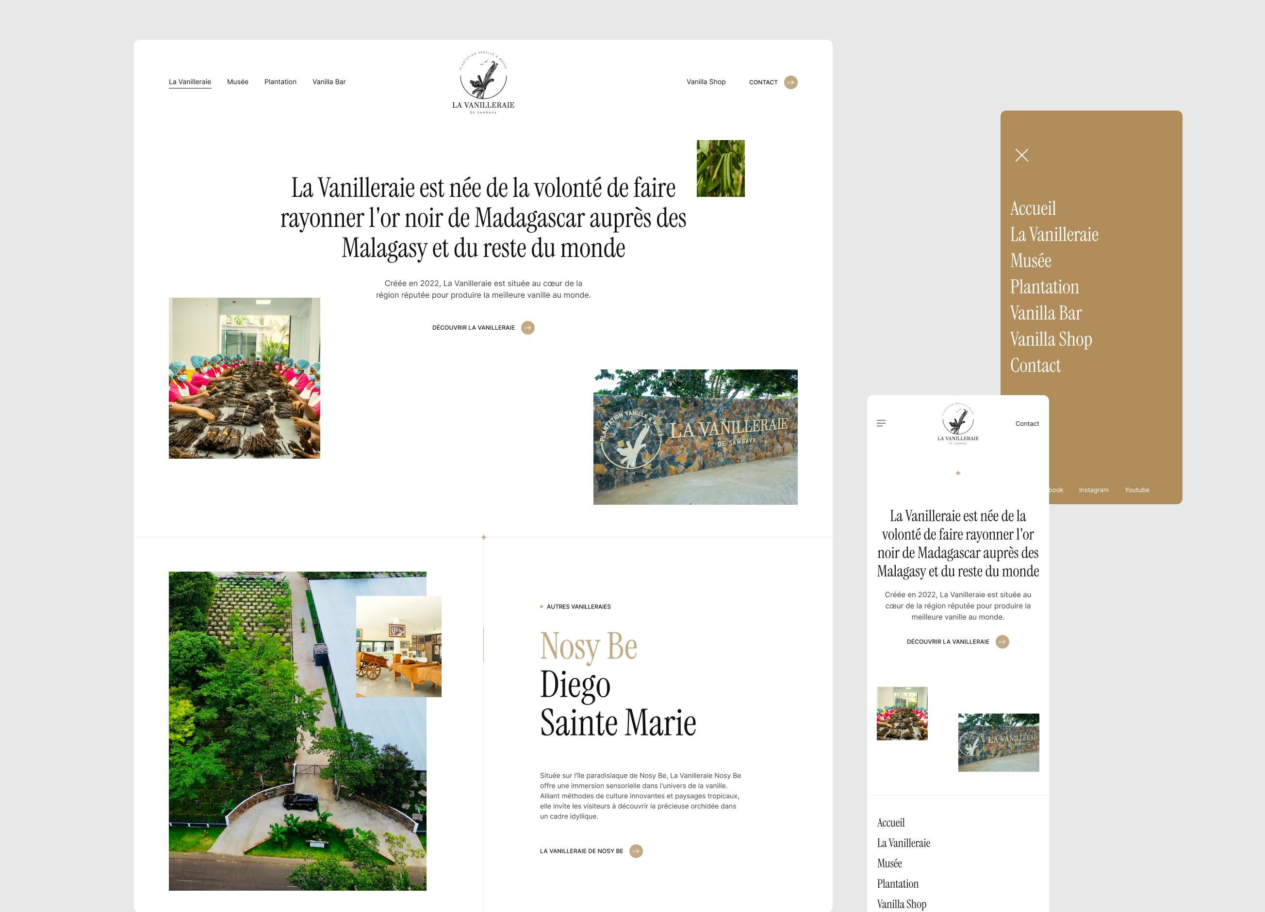 La Vanilleraie Presentation Page