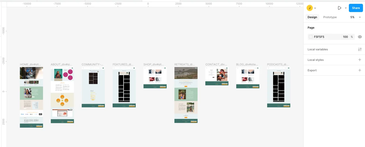 Figma file for Adventures of Community