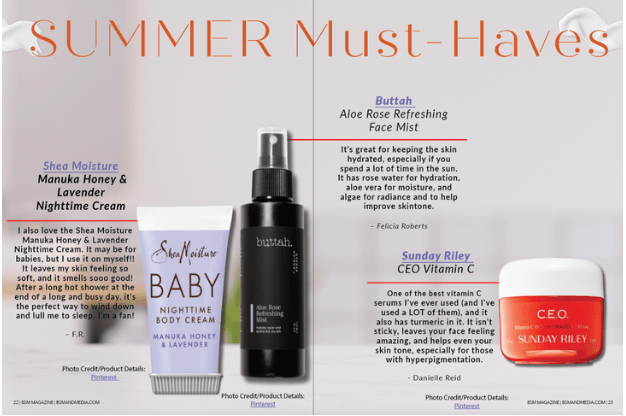 Inside feature: summer beauty must-haves 
