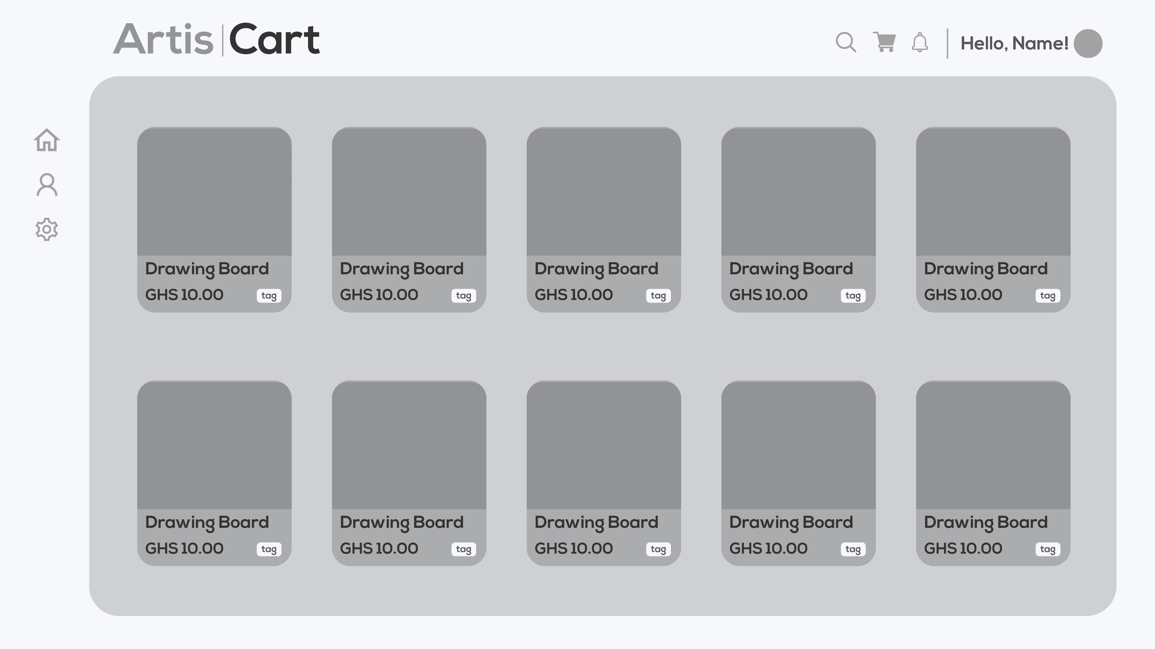 Artis | Cart view