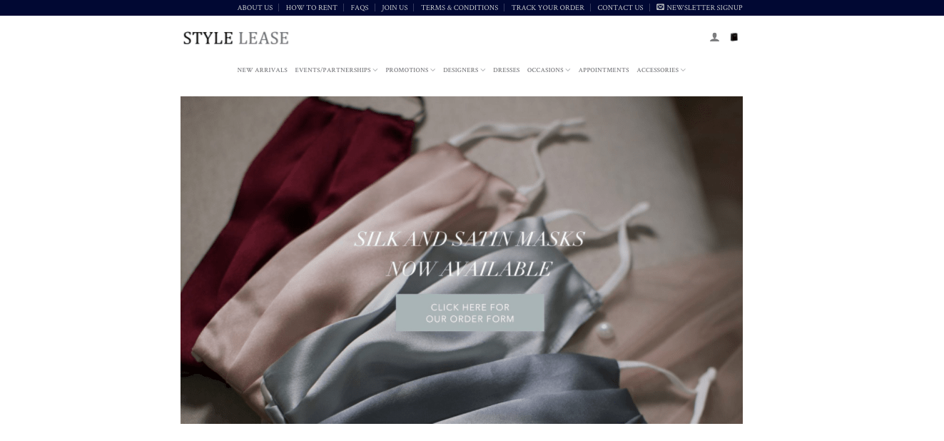 Style Lease Website from 2015