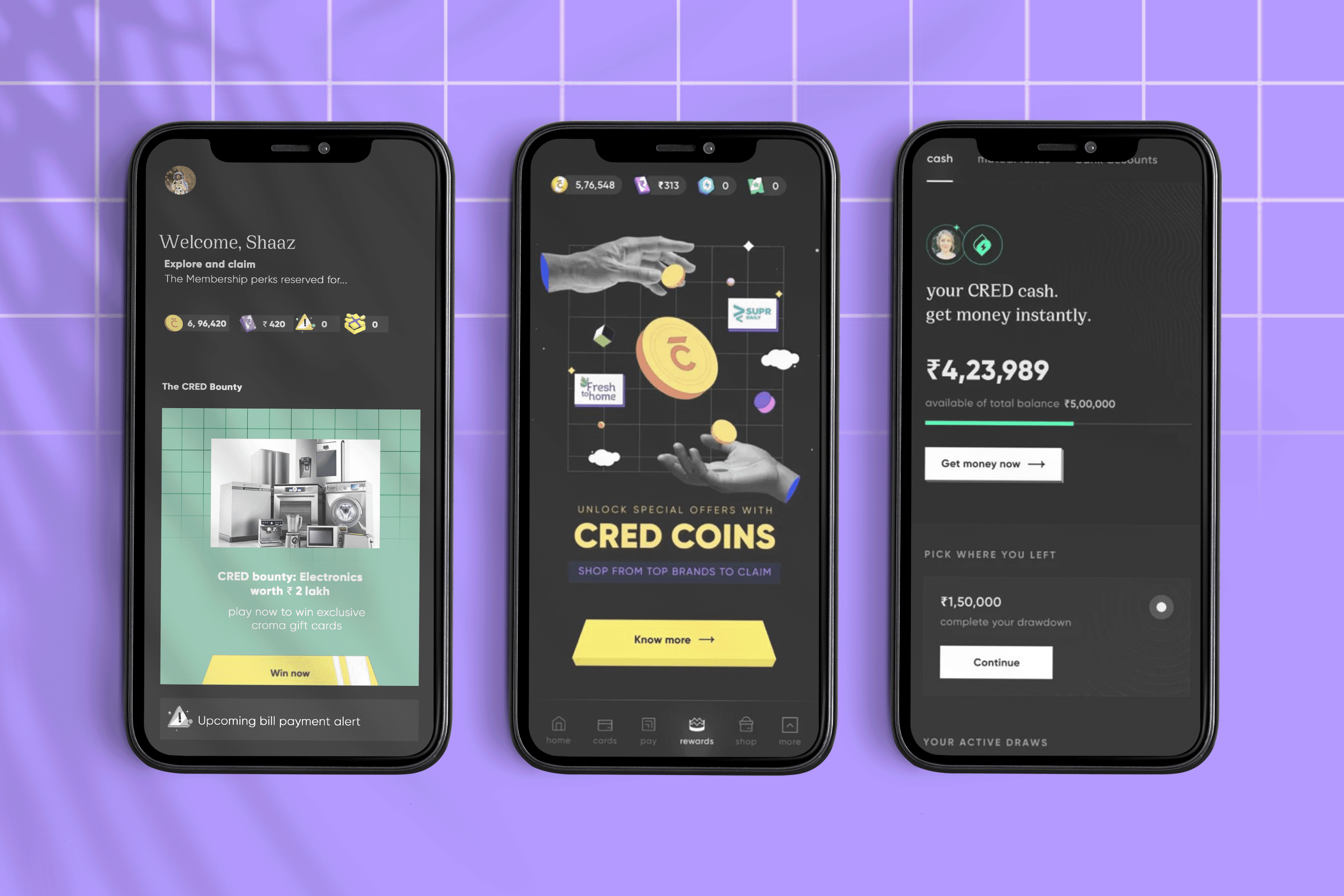neo-pop ui mockup
