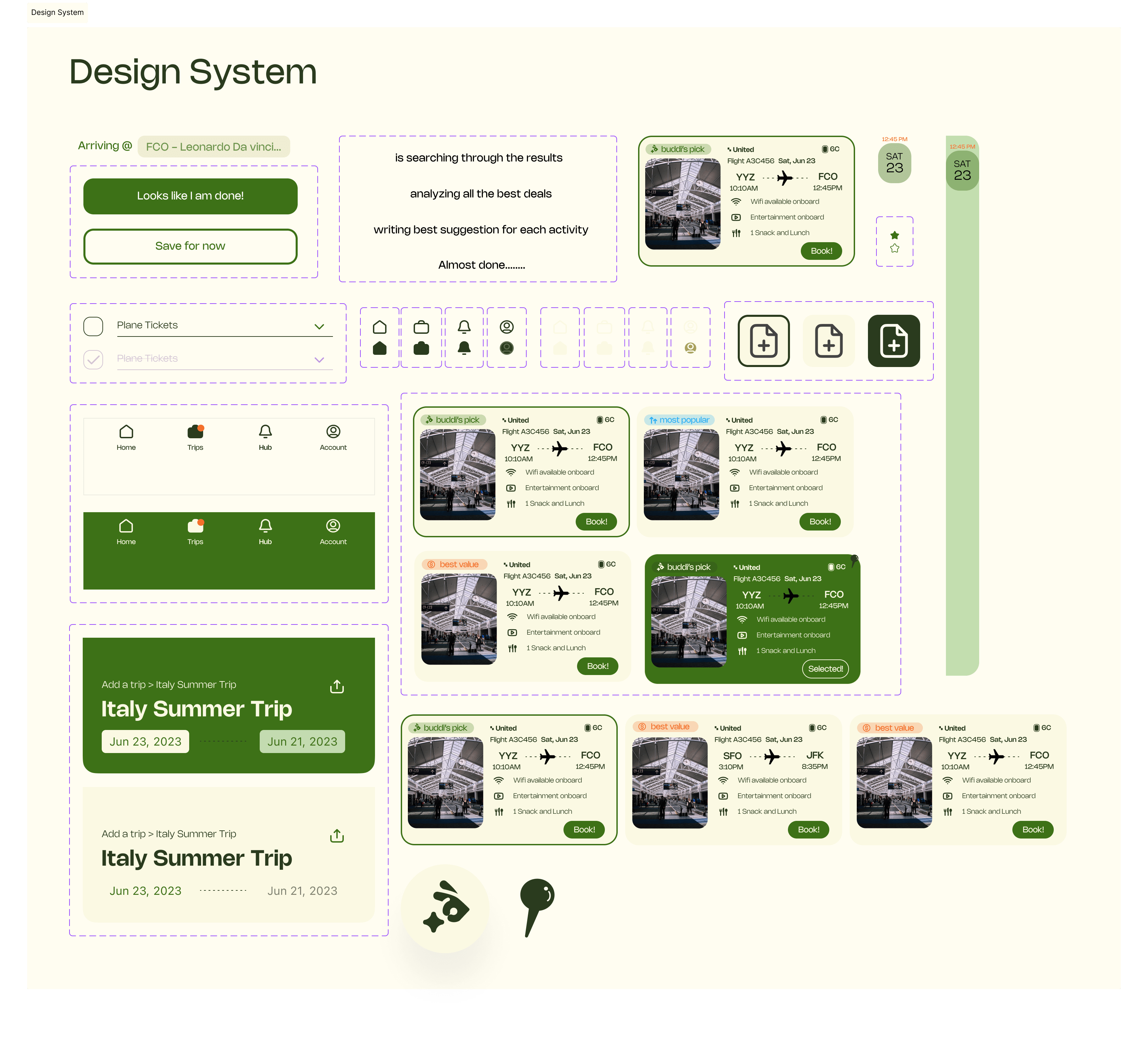Snapshot of Design Assets 