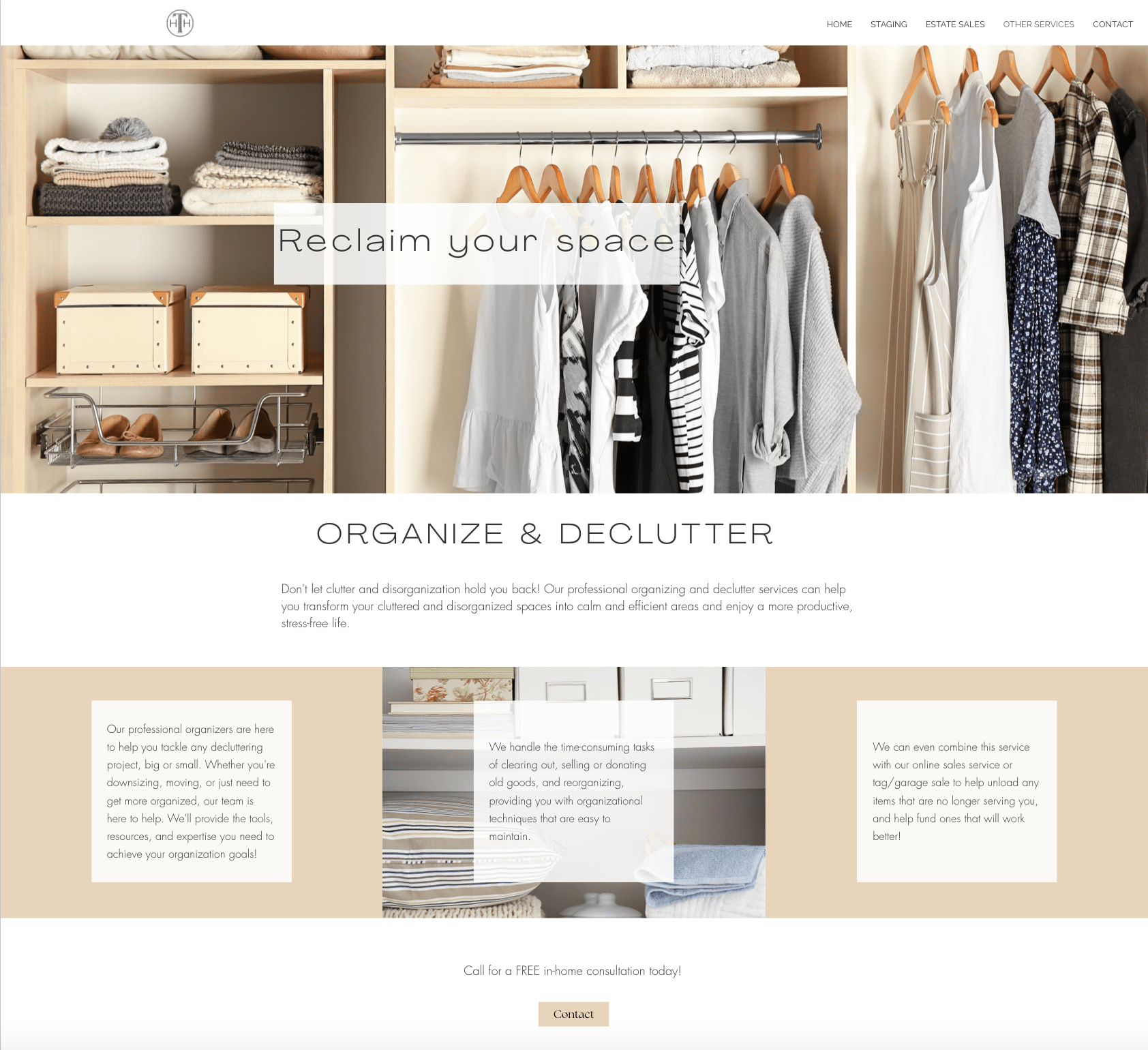 service page