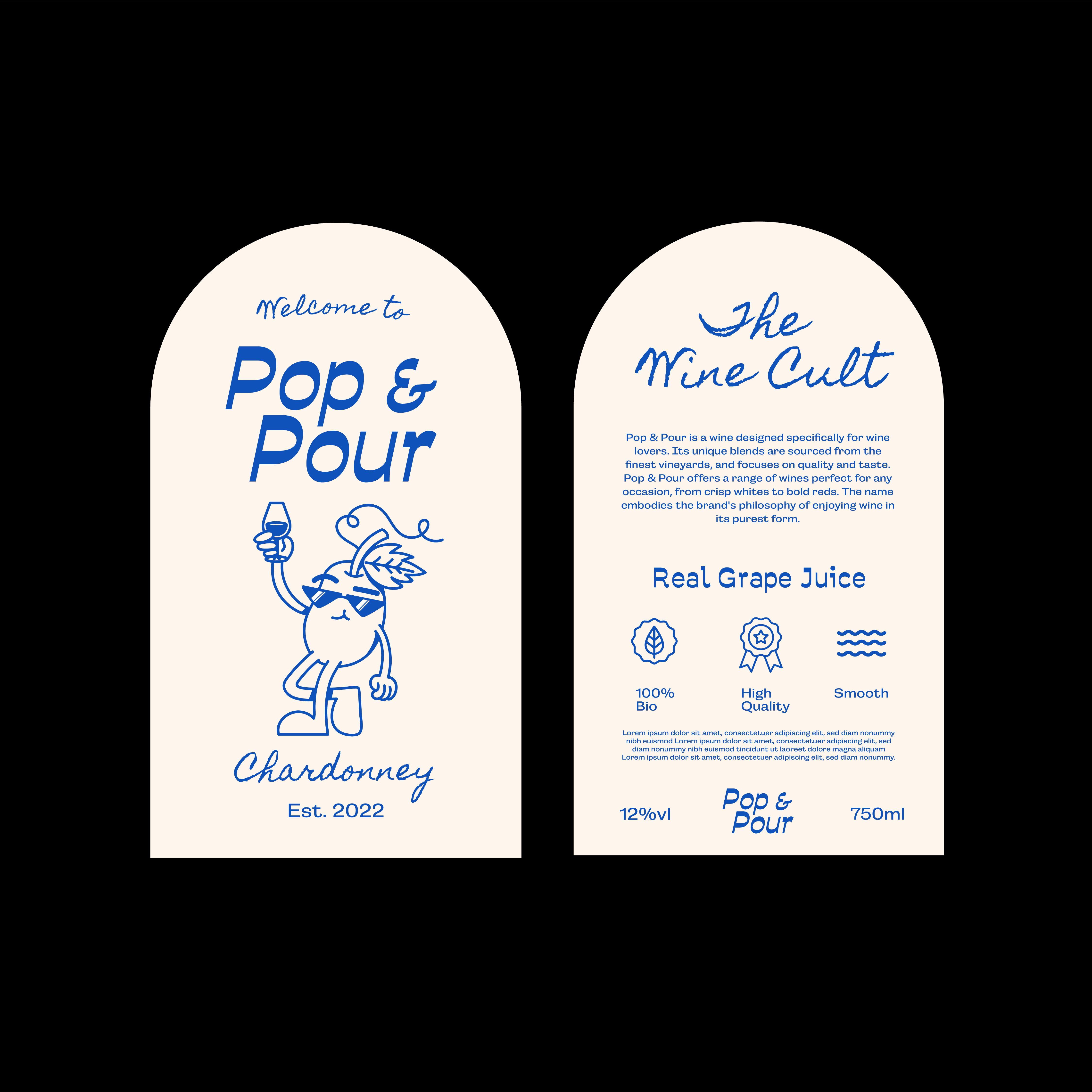 Tag Design for White Wine (Chardonney)
