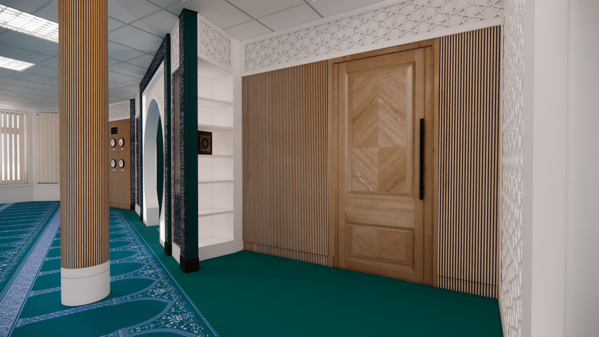 Darus Salam Mosque - Fire Exit
