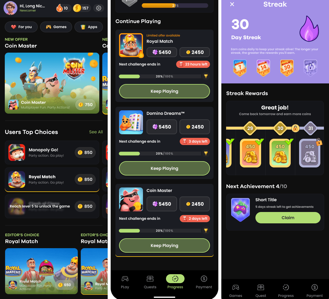 examples of UI