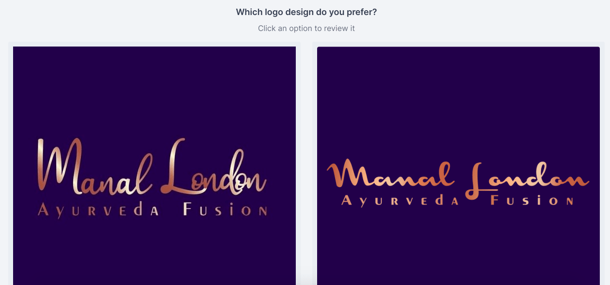 Screenshot of preference test (1).