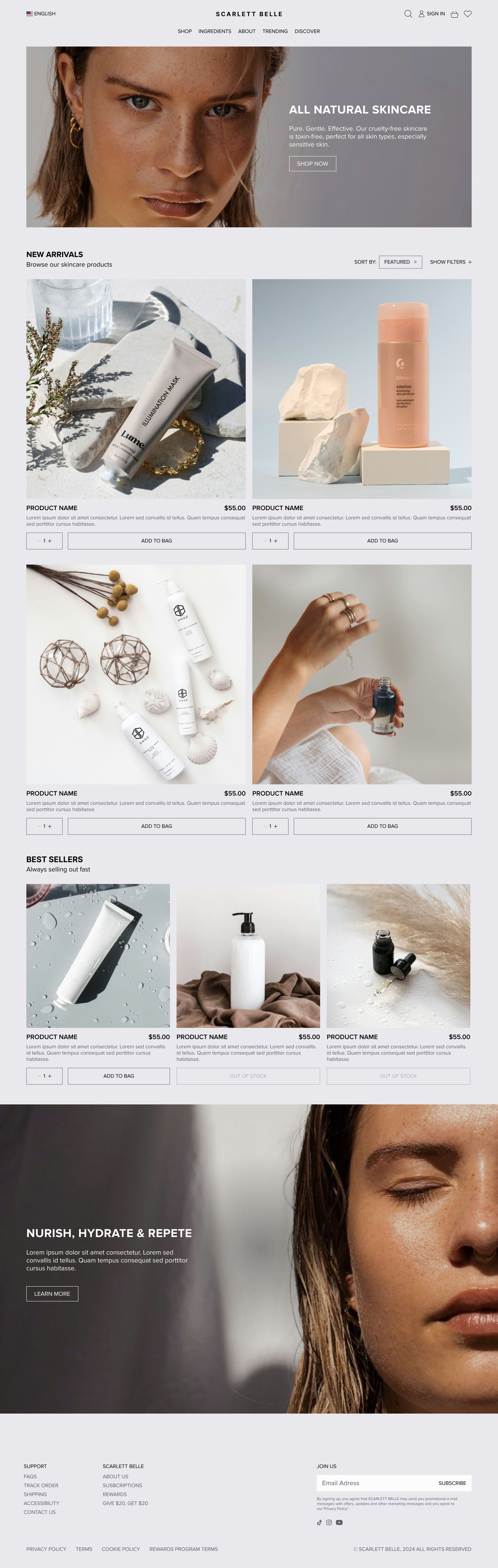 Landing page