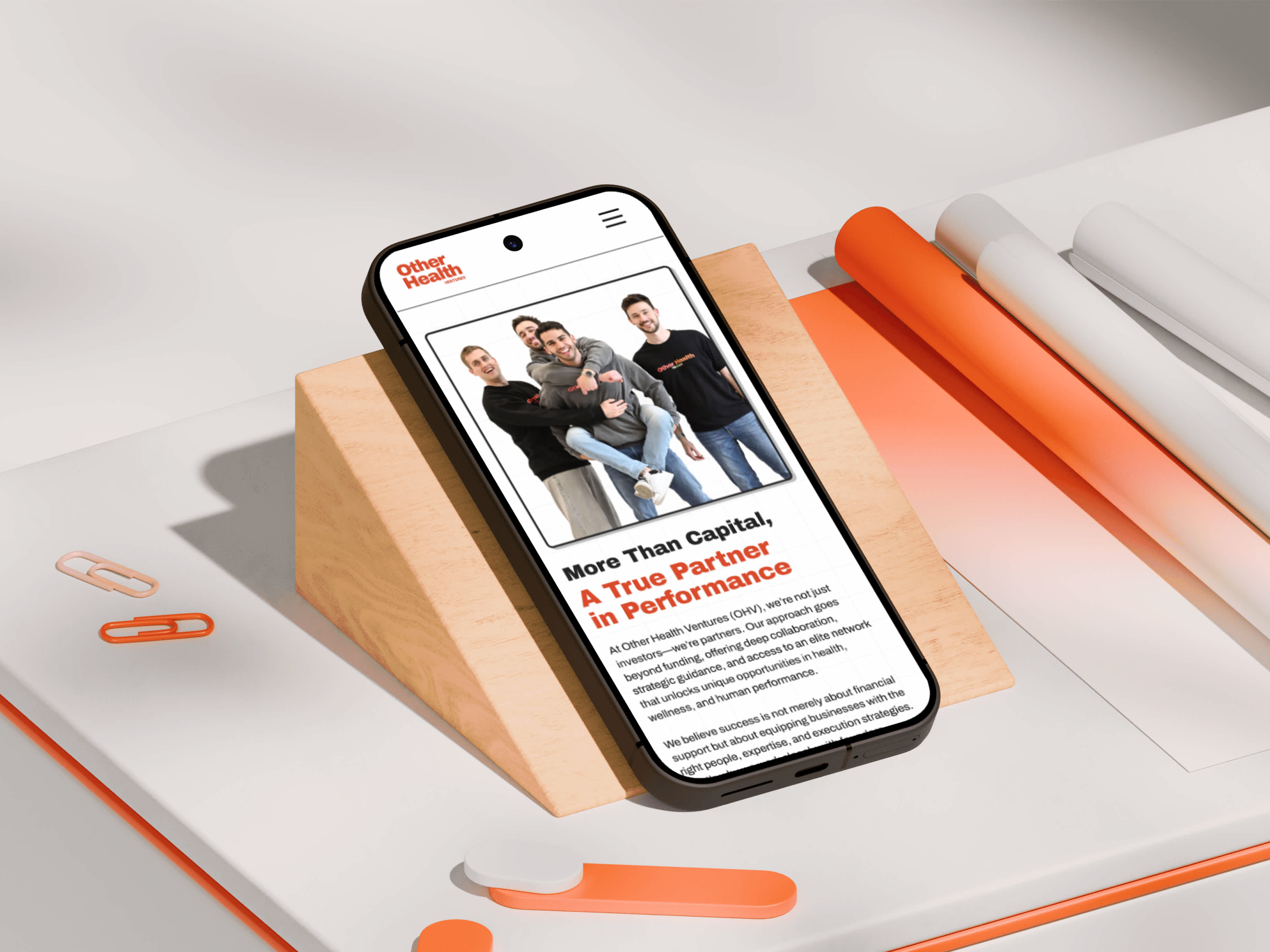 Mobile view for About page