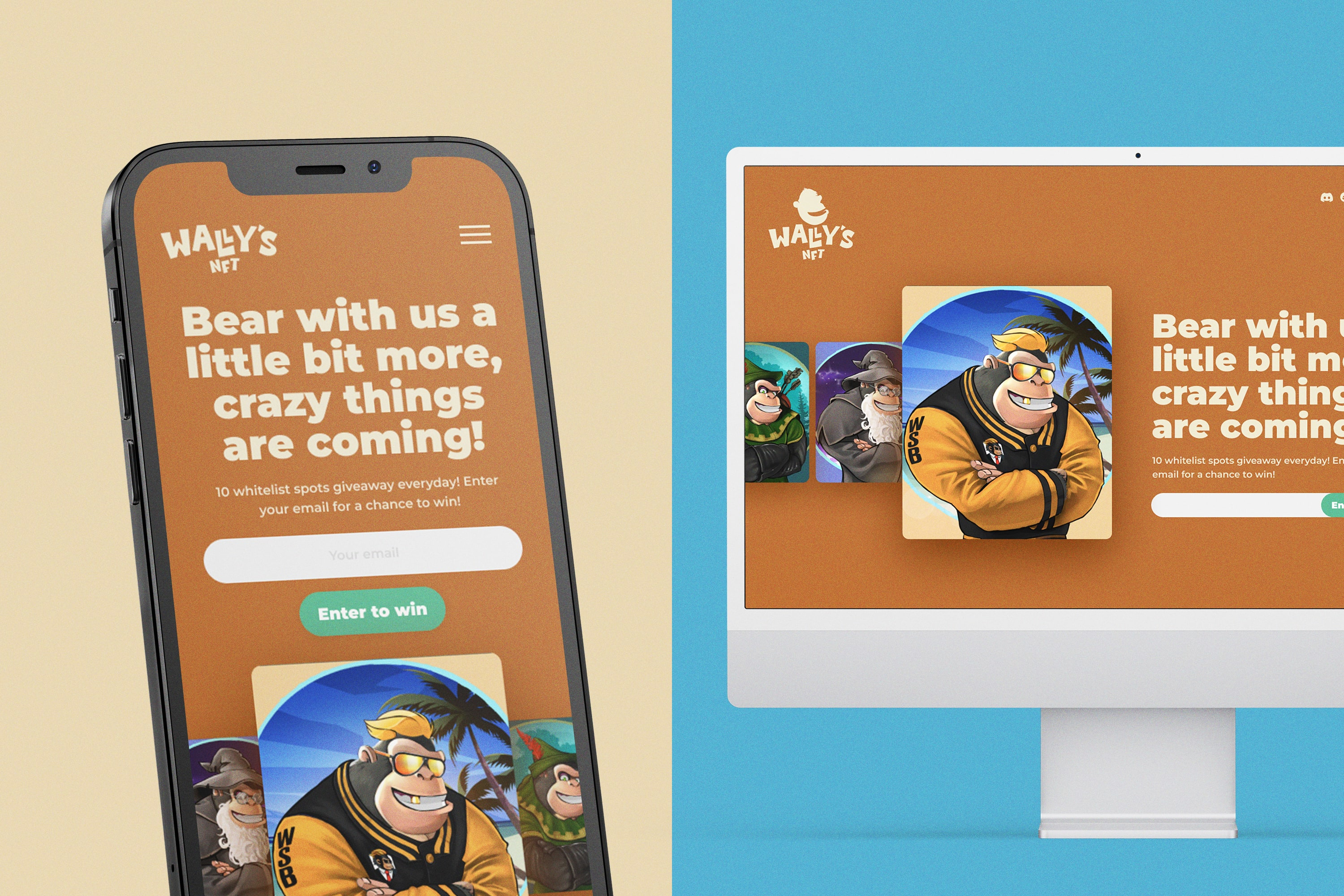 Mobile & web page