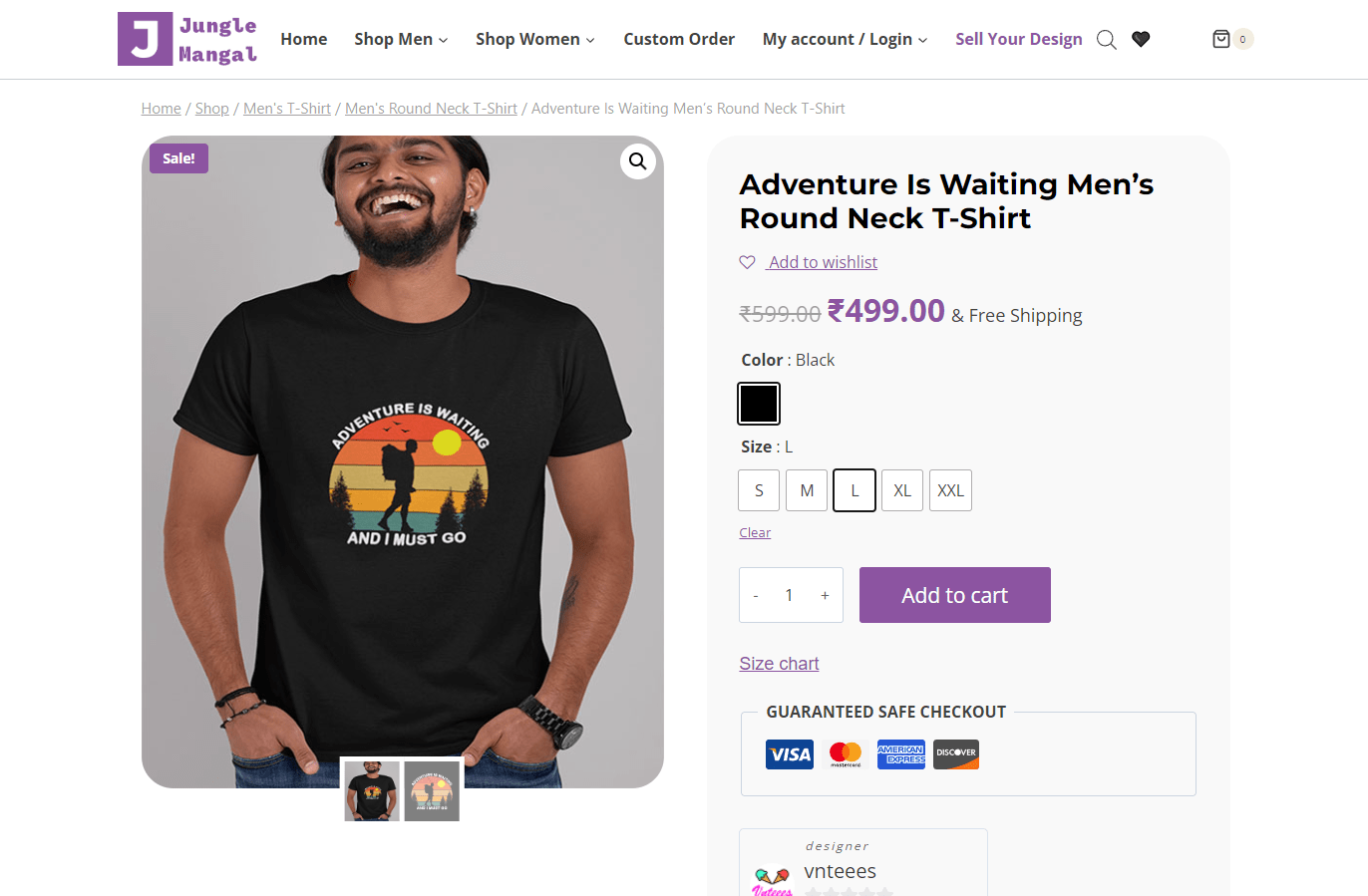Single Product Page