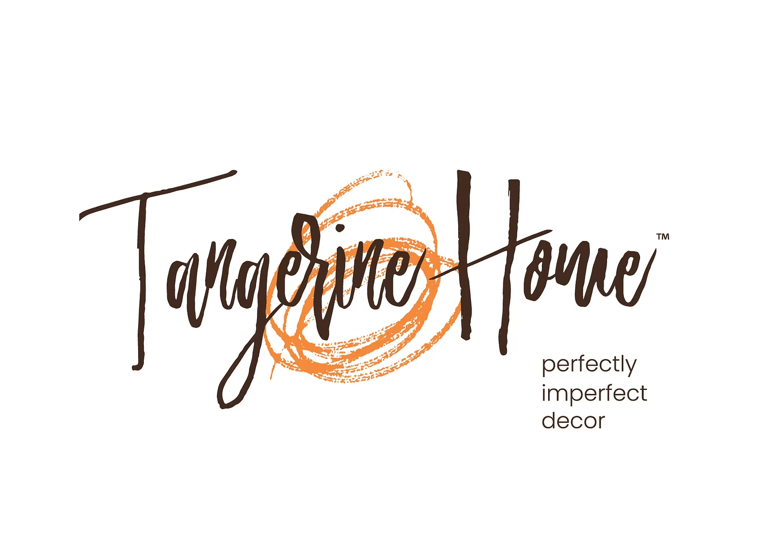Tangerine Home's logo + tagline
