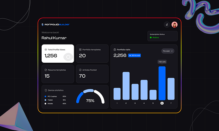 Manage your account at one place