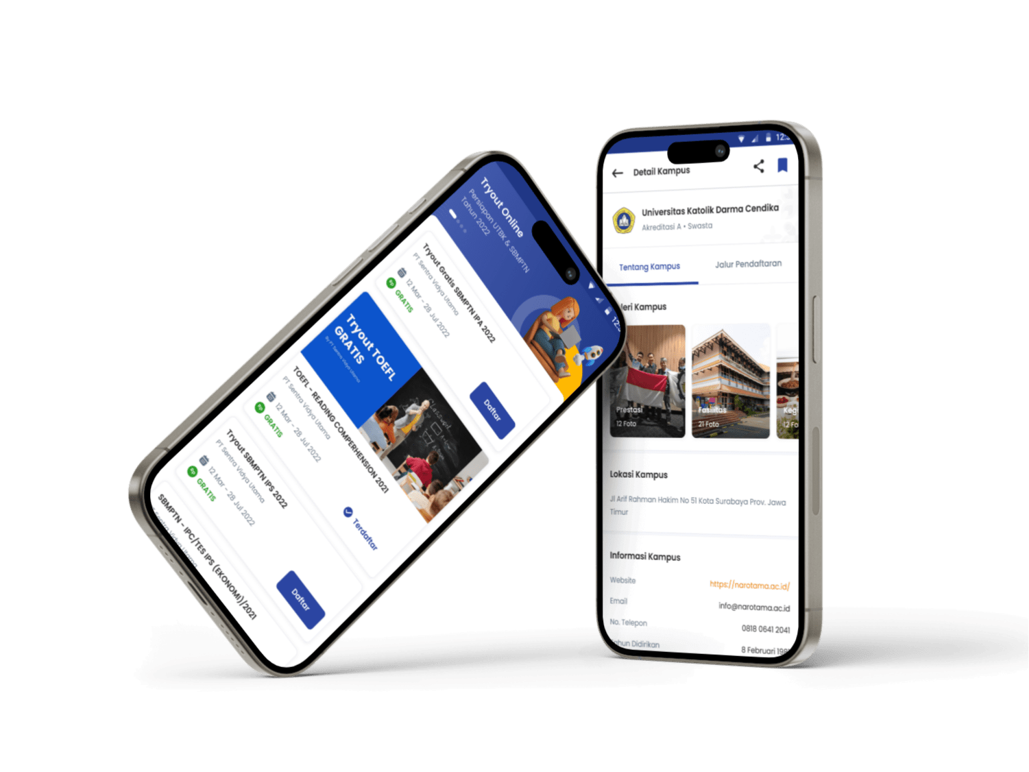 University Search and Application Platform