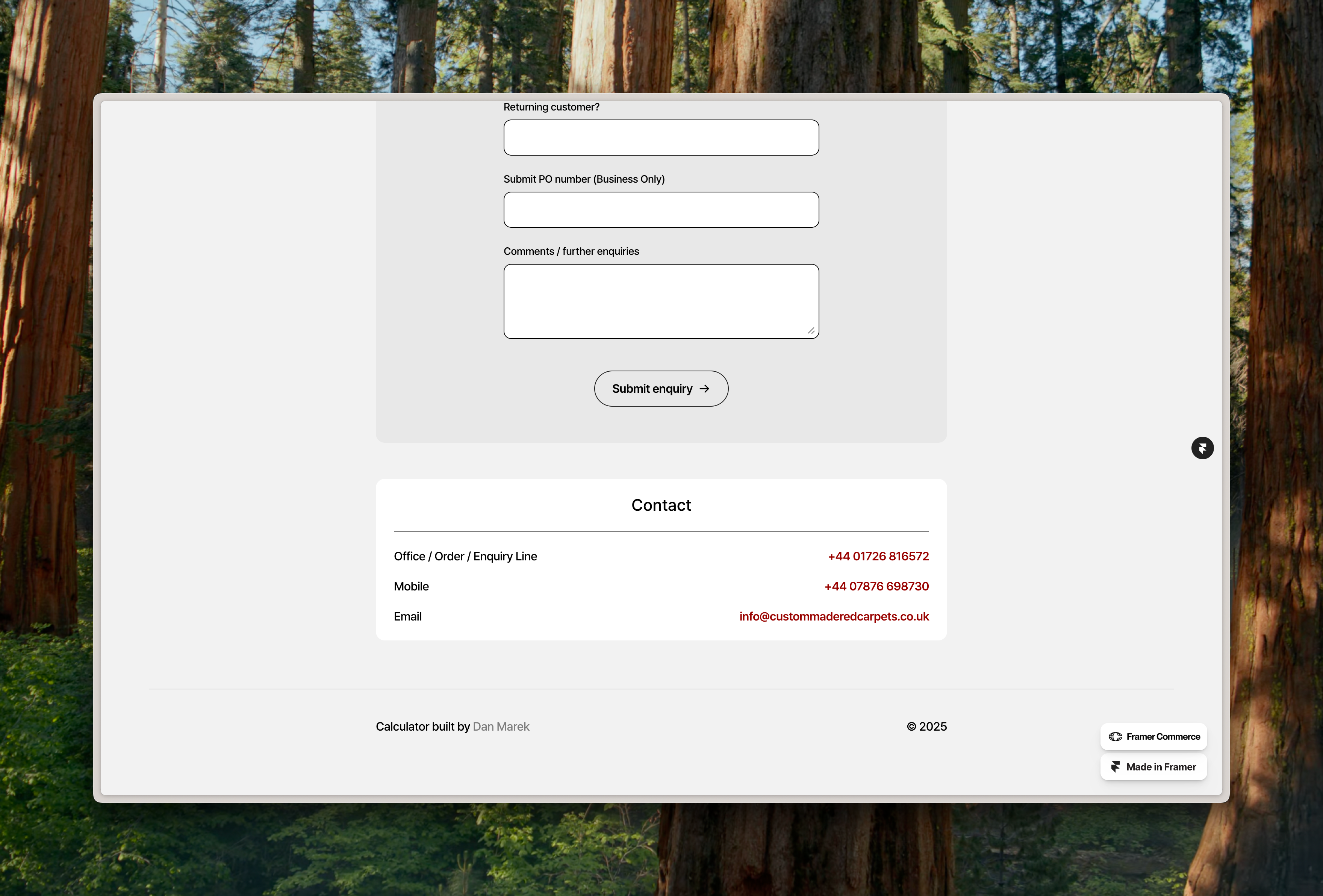 Step 6 - Send Custom Enquiry