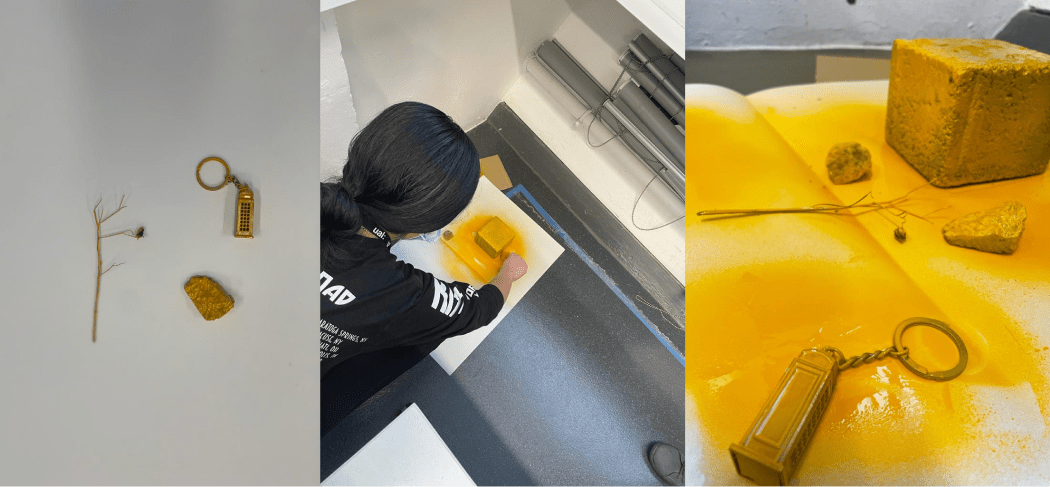 Turning non-yellow objects to yellow